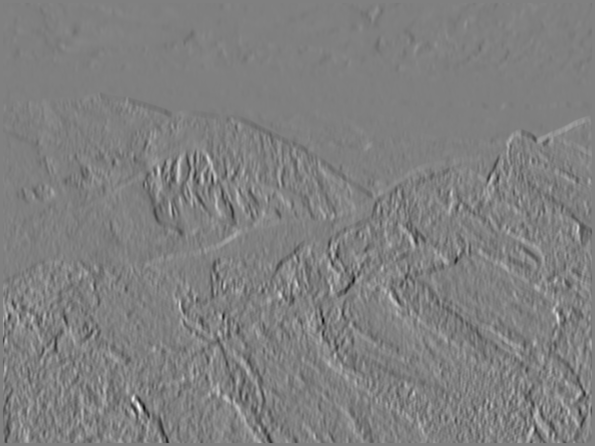 result of 0 degree Gabor filter